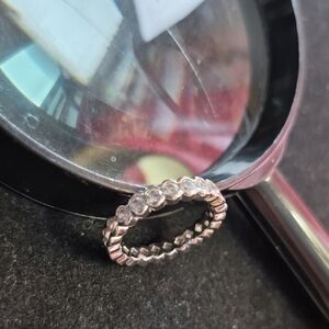 Tocara Sterling Silver DiAmi Eternity Ring (J78)